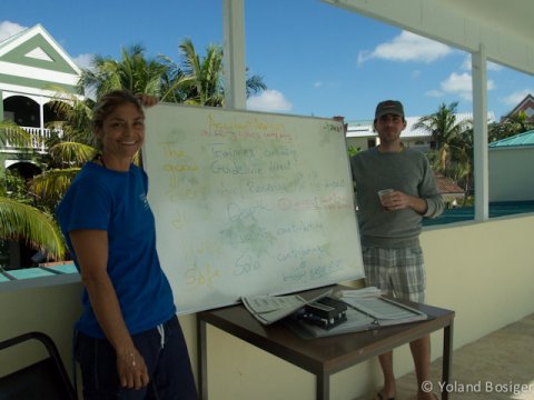 Theory training with Cristina and Luca