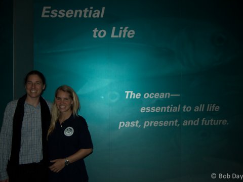 Alison LaBronte and I at the Smithsonian Natural History Museum 