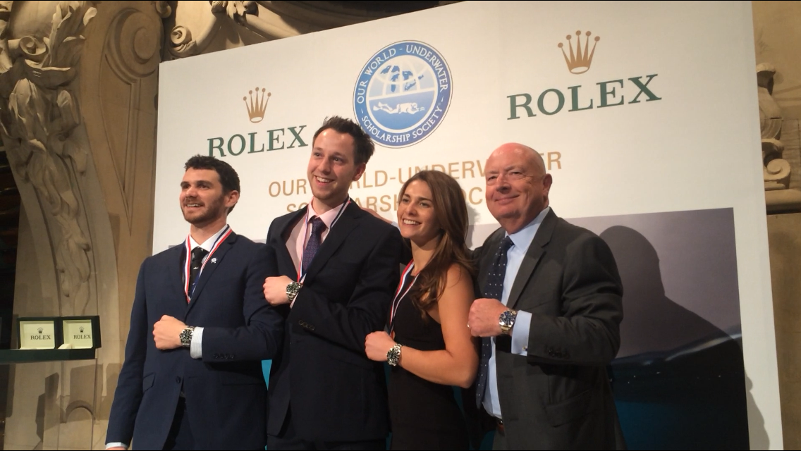 Official new scholars with Stewart Wicht, President & CEO of Rolex U.S.A.