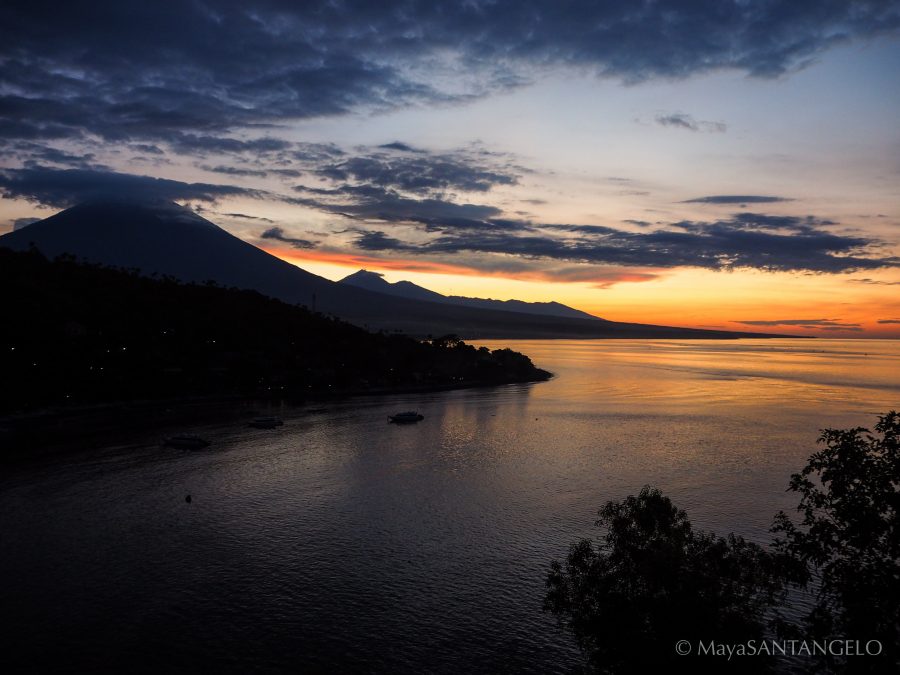 Freediving training grounds for the week - the beautiful Jemeluk Bay of Amed, Bali