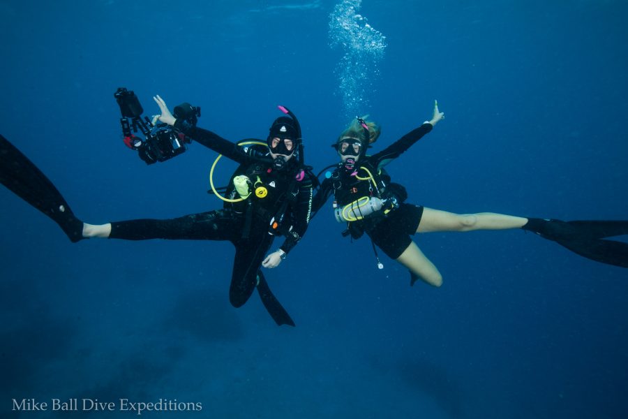 Certification complete - time to go solo diving! Photo by Julia Sumerling.