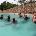 Matt with underwater archaeologists in training