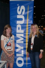 Erin and I with Olympus at DEMA