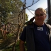 Carl with the lorikeets