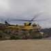 Helicopter landing for a med evac