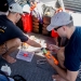 Peter and Niko preparing the tagging equipment