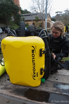 The fabulous Evolution Rebreather donated by Ambient Pressure Diving