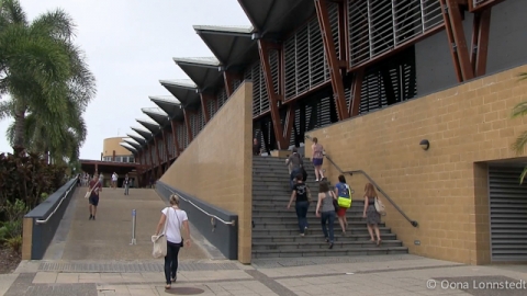 Walking into the Convention Centre - venue for the ICRS