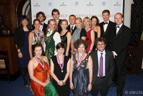 Members of the Our World Underwater Scholarship Society