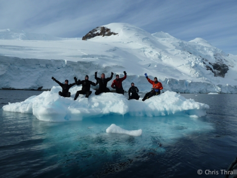 Fun on the iceburg