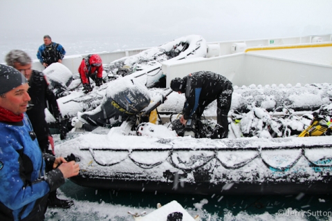 Digging out the dive gear